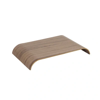 Afbeelding van AYTM Curva dienblad, walnootkleurig, 41 x 25 5 cm, hout