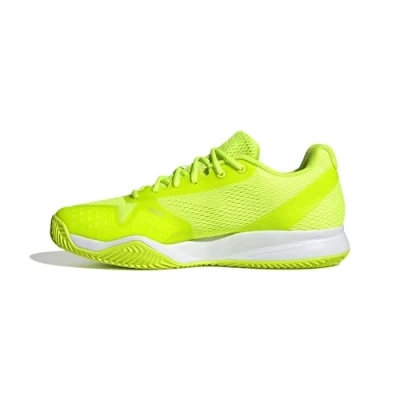 Afbeelding van adidas Performance Courtflash Speed 2 Tennisschoenen voor kleibanen, Heren, Maat: 41 1/3, Lucid lemon/core black/ftwr white Kunststof/ textiel