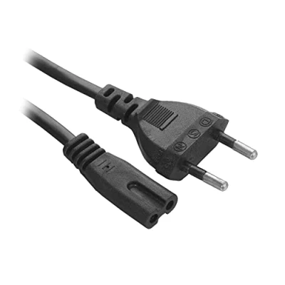Afbeelding van H51S EU netsnoer C7 voedingskabel geschikt voor PS4, PS5, Xbox TV, DVD BlueRay speler, Eurostekker naar IEC C7, figuur 8, 2 polig