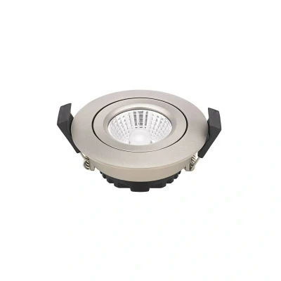 Afbeelding van Sigor LED plafondinbouwspot Diled, Ø 8,5 cm, 6 W, 3.000 K, staal