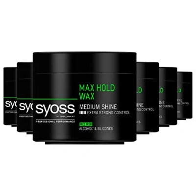 Afbeelding van 6x Syoss Haarwax control level 5 Max Hold Wax 150ml