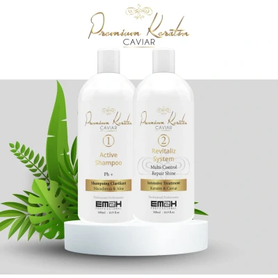 Afbeelding van Gladmakende Verzorging KIT 500ml Premium Keratin Caviar