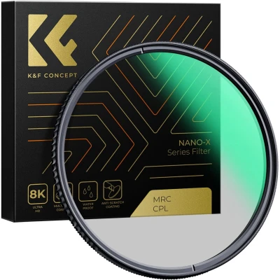Afbeelding van K&amp;F Concept 72mm Nano X HD MRC circulair polarisatiefilter CPL