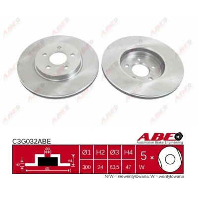 Afbeelding van ABE Remschijven C3G032ABE