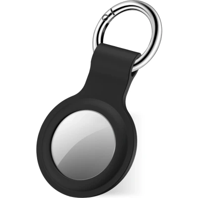 Afbeelding van SBS Hoesje geschikt voor Apple AirTag Key Ring Sleutelhanger Grijs