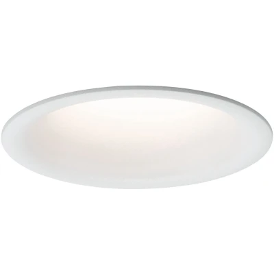 Afbeelding van Paulmann 93416 LED inbouwlamp Cymbal incl. 1x6,8W IP44 dimbaar inbouwspot wit mat spot kunststof 2700 K