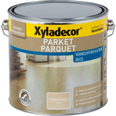 Afbeelding van Xyladecor Parketvernis Deco Satin Kleurloos 2.5L