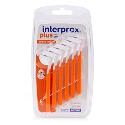 Afbeelding van Interprox Plus Oranje 0.7mm Super Micro Interdentale Borstel door