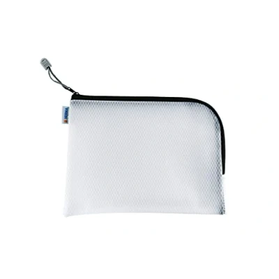 Afbeelding van HERMA 20021 Toilettas met ritssluiting A5, transparant (26 x 20 cm) klein reiszakje voor cosmetica, vloeistoffen, make up, tandenborstel, doorzichtige uptas in
