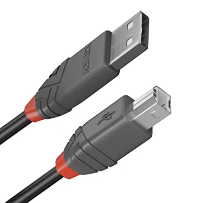 Afbeelding van Lindy 36676 USB kabel 7,5 m A B Zwart