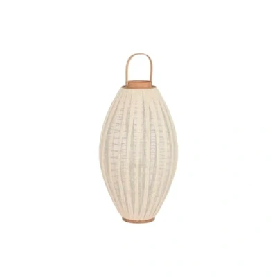 Afbeelding van Kaarshouder Home ESPRIT Wit Natuurlijk Hout Kristal 40 x 70 cm