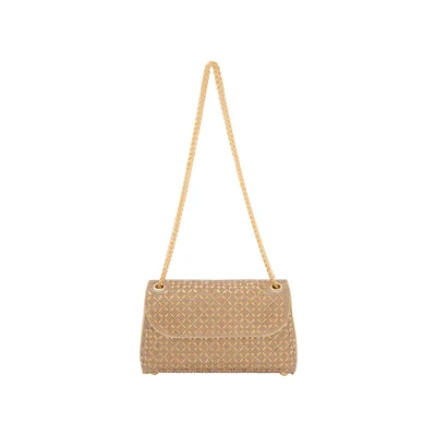 Afbeelding van faina Schoudertas, Dames, Maat: One Size, Champagne