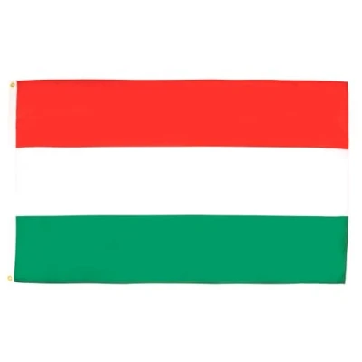 Afbeelding van AZ Flag Hungary Large 5x8 Ft 100D Polyester Hungarian Big Banner with Two Metal Grommets Fade Resistant Vivid Colors 5&#039; x 8&#039; Feet 250x150 Cm