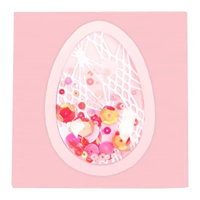 Afbeelding van Sizzix Shaker Domes 664336, ei/ballon, 7,6 x 5,1 cm, 6 stuks, transparant, eenheidsmaat