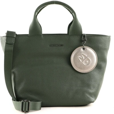 Afbeelding van MANDARINA DUCK Leren Schoudertas Mellow Leather Shopper Loden Olijfgroen