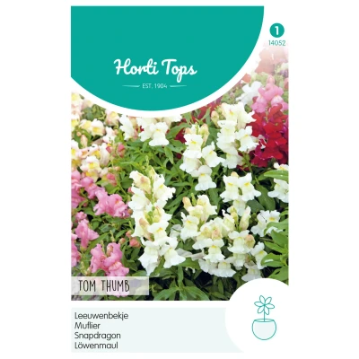 Afbeelding van Antirrhinum, Leeuwenbekje Tom Thumb gemengd