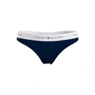 Afbeelding van Tommy Hilfiger Curve LOGO Waistband Thong Donkerblauw XX Large Dames