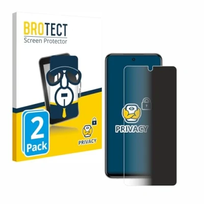 Afbeelding van BROTECT privacy screenprotector voor Xiaomi Redmi Note 9S / 9 Pro Folie Beschermfolie Blauwlichtfilter (2 Stuks)