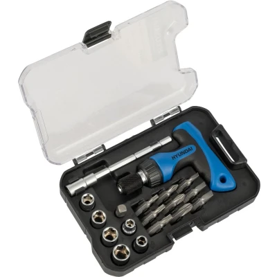 Afbeelding van Hyundai 65315 18 delige Dop En Bitset 1/4&quot;