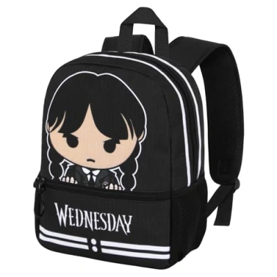 Afbeelding van Wednesday Cute Sweet Rugzak, Grijs, 26 x 33 cm, inhoud 9,5 l, Eén maat, Rugzak Schattig