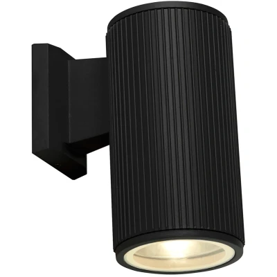 Afbeelding van Searchlight Grote Downlight Splot 21cm zwart 6871BK