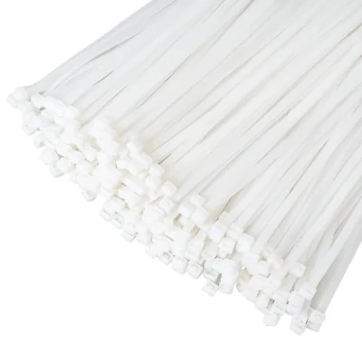 Afbeelding van Jokisa 1000 stuks kabelbinders 300 x 4,8 mm, kabelbinders, wit, set, uv bestendig, treksterkte, 23 kg, voor kabelbeheer, tuinieren, wonen, werkplaatsen, kantoor, doe het zelvers