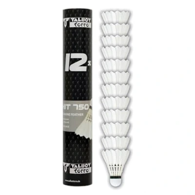 Afbeelding van Talbot Torro Badminton Shuttles Hit 750 Wit 12 Stuks