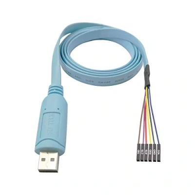 Afbeelding van DSD TECH SH U09BL USB naar TTL seriële kabel met CP2102N chip 1,2 m / 4 ft