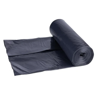 Afbeelding van DONAU ECO 22021442 05 vuilniszakken, 160 l dik, 10 1 rol, vuilniszak, blauwe engel gecertificeerd, 100% gerecycled materiaal (LDPE), zwart