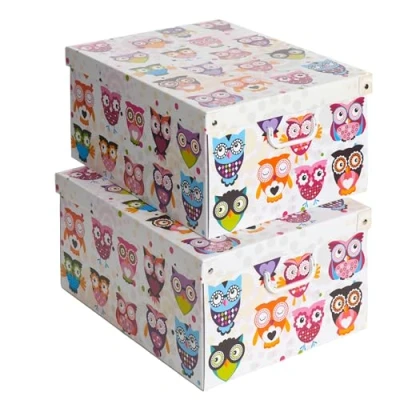 Afbeelding van Kanguru Collection doos, karton, meerkleurig, 50 x 39 24 cm, 2 stuks
