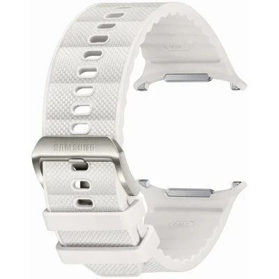 Afbeelding van PeakForm Band voor de Samsung Galaxy Watch Ultra White Sand bandje Wit Siliconen En TPU (zacht)