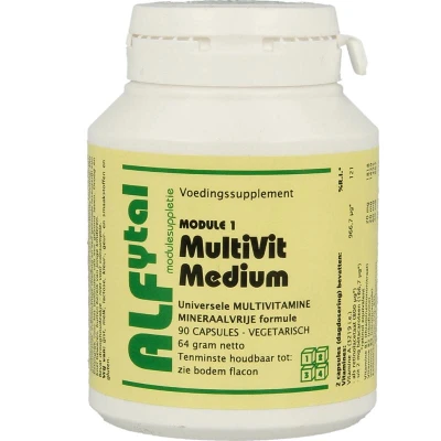 Afbeelding van Alfytal Multivit Medium, 90 Veg. capsules