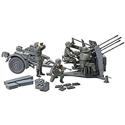 Afbeelding van Tamiya 300032554 1:48 WWII Duitse Flakvierling 38, 20 mm (4)