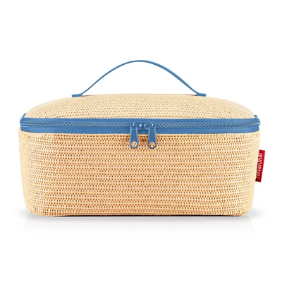 Afbeelding van Reisenthel Coolerbag M Pocket Koeltas 4,5L Raffia Blauw
