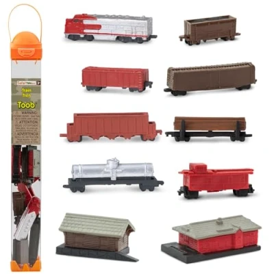 Afbeelding van Safari Speelfiguren Toob Set Treinen