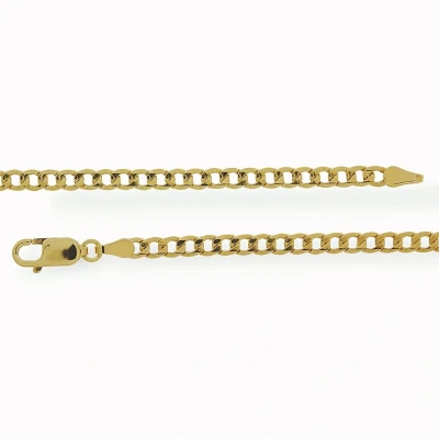 Afbeelding van Gouden Gourmette Ketting 3.8 mm 60 cm 14 karaats
