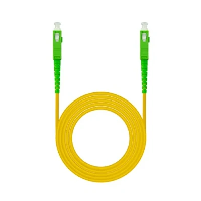 Afbeelding van NANOCABLE Simplex LSZH, 10.20.0003, glasvezelkabel voor SC/APC router op enkele modus, geel, 3 m