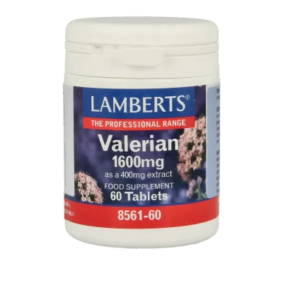 Afbeelding van Lamberts Valeriaan 1600 mg 60 tabletten