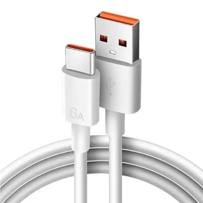 Afbeelding van Turbo Charge kabel voor Xiaomi. USB 6A snel opladen Quick C gegevensoverdracht Android Samsun 65W Mi 11 Ultra.