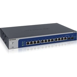 Afbeelding van NETGEAR XS512EM Managed L2 10G Ethernet (100/1000/10000) 1U Blauw, Grijs