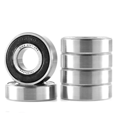 Afbeelding van XiKe 6 Stuks 6001 2RS Kogellager 12x28x8mm Chroomstaal en Dubbele Rubberen Afdichtingen 6001RS Groefkogellagers