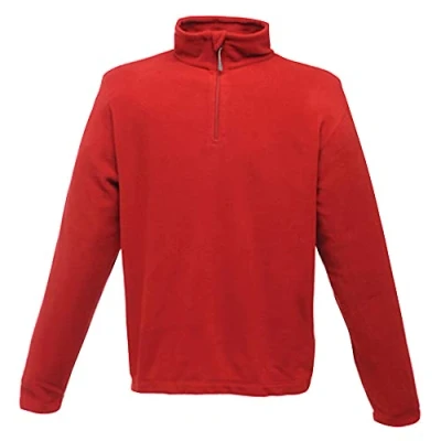 Afbeelding van Rood dunne fleece trui met halve rits merk Regatta maat 2XL