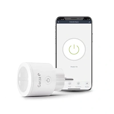 Afbeelding van Garza SmartHome Smart Plug draadloze stekker, draadloos, compatibel met Alexa en Google Home. Draadloos stopcontact, programmeerbaar, iOS Android.