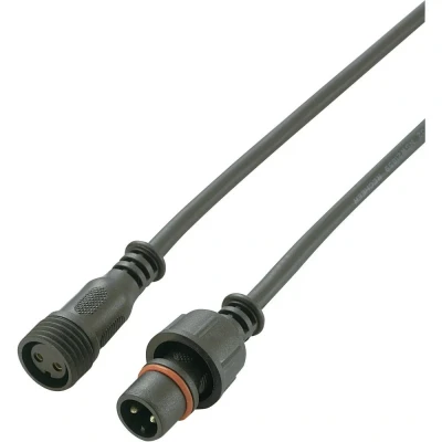 Afbeelding van TRU COMPONENTS 739718 Ronde connector afgewerkt Stekker, recht, Bus, recht Totaal aantal polen: 2 1 stuk(s)