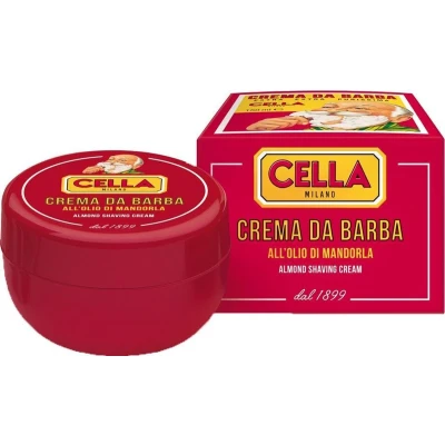 Afbeelding van Cella Milano scheercrème Amandel 150ml