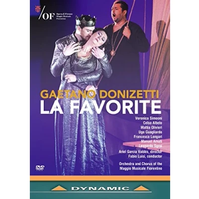 Afbeelding van Veronica Simeoni, Celso Albelo, Orchestra And Chorus Of Maggio Musicale Fiorentino Donizetti: La Favorite (2 DVD)