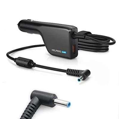 Afbeelding van HELPERS LAB 19,5V 3,33A 65W Laptopadapter autolader voor HP Laptop Envy4 Envy6 EliteBook TouchSmart Folio Pavilion Stream Spectre Zbook chromebook