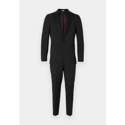 Afbeelding van Michael Kors Tuxedo PEAK Lapel Kostuum, Heren, Maat: 48, Black