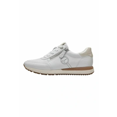 Afbeelding van tamaris comfort 8 83702 42 108 White Nappa sneakers veterschoen MT 36