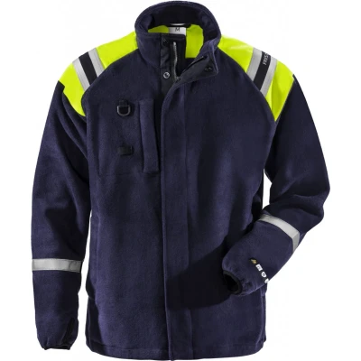 Afbeelding van Fristads Flamestat Fleecejack 4073 Atf Donker marineblauw S